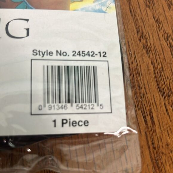 Unisex Hippie Costume Wig by Franco costume culture new - Picture 5 of 7